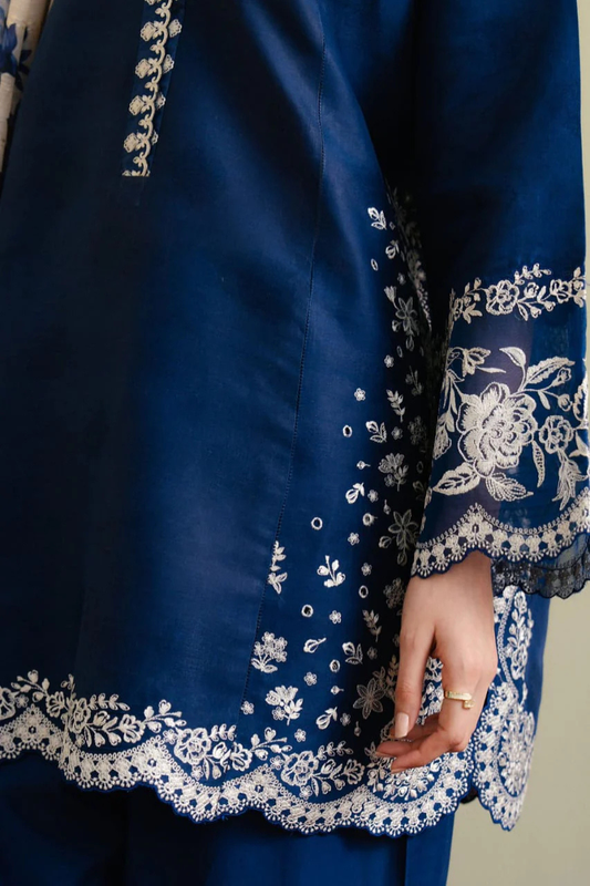 Coco 3 Piece Embroidered Lawn Suit for Women by Shai Noor – Embroidered Shirt, Embroidered Trouser & Chiffon Dupatta, Made in Pakistan
