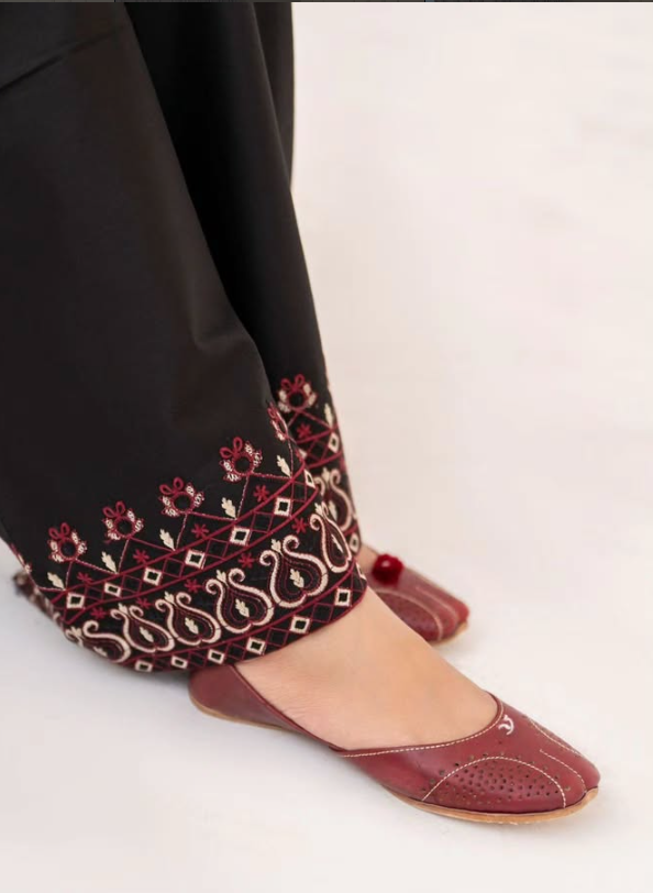 Shai Noor Afreen embroidered trozar detail on women's 2 piece suit