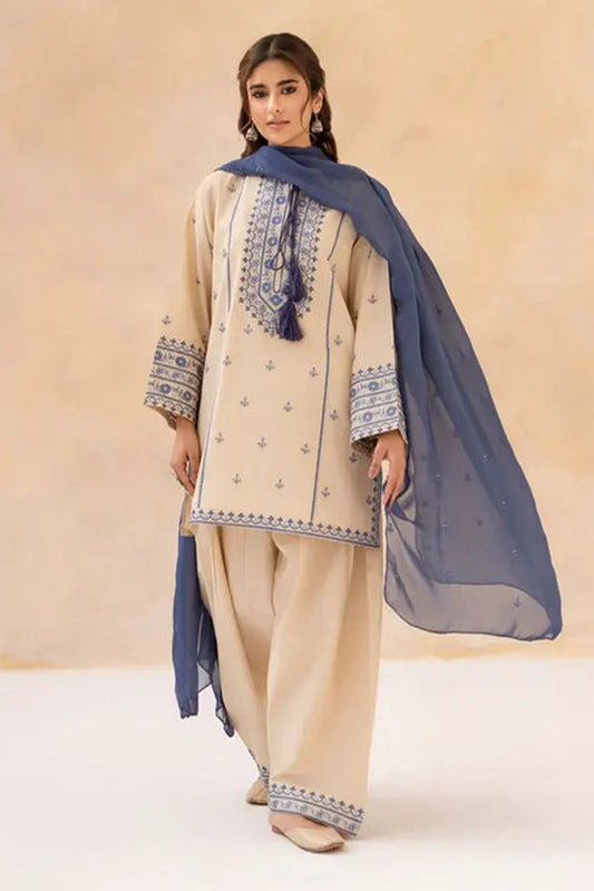 Sundari 3 Piece Embroidered Lawn