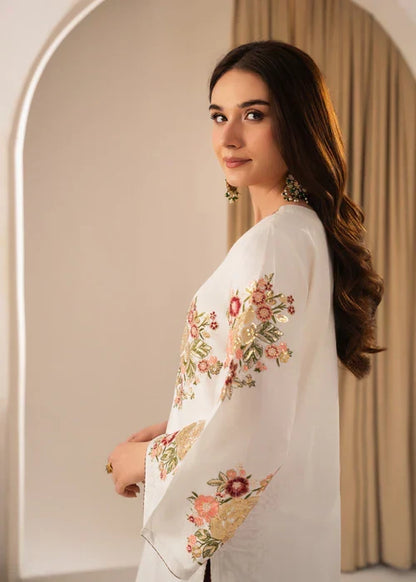 Alaya Embroidered Sleeve Detail on Lawn Shirt by Shai Noor Pakistan