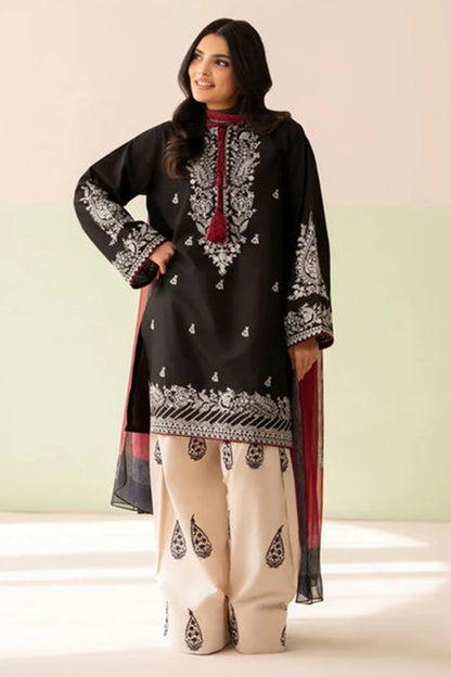 Gul e Siyah 3 Piece Embroidered Lawn
