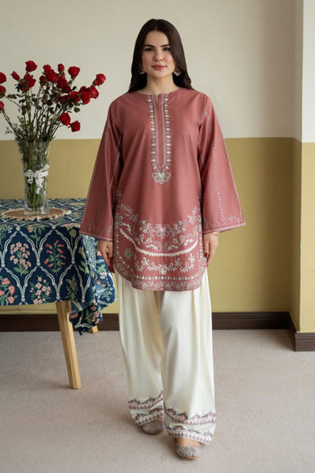 Maya 3 Piece  Embroidered Lawn