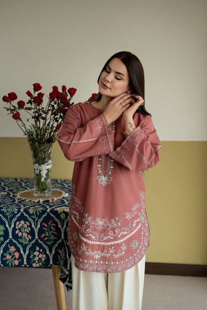 Maya Embroidered Neck Detail on Lawn Shirt by Shai Noor Pakistan